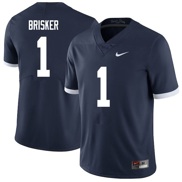Men #1 Jaquan Brisker Penn State Nittany Lions College Football Jerseys Sale-Retro - Click Image to Close
